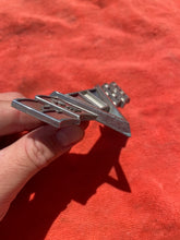 Load image into Gallery viewer, 1965 - 1967 Chevrolet Impala V8 NICE USED Front Fender "V" Flag Emblem #3840318