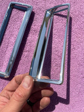 Load image into Gallery viewer, 1974 Chevrolet Caprice 1975 Chevy Impala Bel Air NOS Front Side Marker Bezels #337625 / 337626