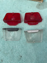 Load image into Gallery viewer, 1962-1964 Chevy II / Nova NOS Backup Tail Light Lamp Lens Pair Set #5953465 / 5953466