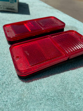 Load image into Gallery viewer, 1968-1972 Chevrolet GMC Truck Blazer 1971-1985 Van NOS RED Rear Side Marker Pair #915119 / 916087