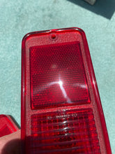 Load image into Gallery viewer, 1968-1972 Chevrolet GMC Truck Blazer 1971-1985 Van NOS RED Rear Side Marker Pair #915119 / 916087