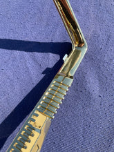 Load image into Gallery viewer, 1958 Chevrolet Bel Air Biscayne Delray NORS Accessory GOLD Bowtie License Plate Frame