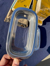 Load image into Gallery viewer, 1960-1966 Chevrolet Fleetside Pickup Truck NOS Tail Light Lamp Lens + Bezel Pair #5952677 / 3763570