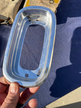 Load image into Gallery viewer, 1960-1966 Chevrolet Fleetside Pickup Truck NOS Tail Light Lamp Lens + Bezel Pair #5952677 / 3763570
