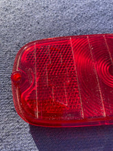 Load image into Gallery viewer, 1960-1966 Chevrolet Fleetside Pickup Truck NOS Tail Light Lamp Lens + Bezel Pair #5952677 / 3763570