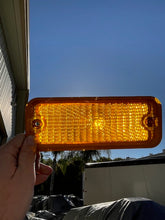 Load image into Gallery viewer, 1973-1980 Chevrolet Truck Blazer NOS AMBER RH Park Light Lamp Lens #5964334