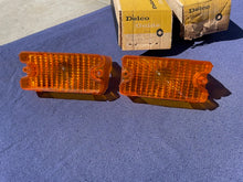 Load image into Gallery viewer, 1972 Chevrolet Impala Caprice Bel Air Biscayne SS NOS Park Light Lamp Turn Signal Lens Pair #5964676