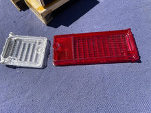 Load image into Gallery viewer, 1968 1969 Chevy II / Nova NOS Backup Tail Light Lamp Lens Pair Set #5960133/5960134/5960135/5960136