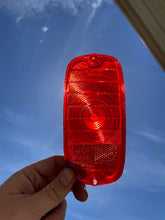 Load image into Gallery viewer, 1960-1966 Chevrolet Fleetside Pickup Truck NOS Tail Light Lamp Lens + Bezel Pair #5952677 / 3763570