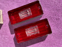 Load image into Gallery viewer, 1970 Chevrolet IMPALA NOS  Tail Light (w/ Backup) Lamp Lens Pair #5964229 / 5964230