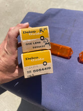 Load image into Gallery viewer, 1963 Chevrolet Impala Biscayne Bel Air SS NOS Park Light Lamp Lens Pair 5954419 / 5954420