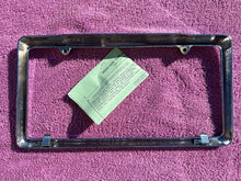 Load image into Gallery viewer, 1957 Chevrolet 150 210 Bel Air NORS Accessory Bowtie License Plate Frame