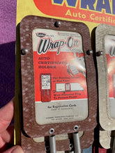 Load image into Gallery viewer, Vintage Accessory Cobbs BROWN NOS Certificate Registration Steering Column / Visor Holder