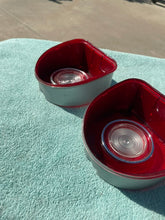 Load image into Gallery viewer, 1968 Chevrolet Bel-Air Impala NOS Tail Light (w/ Backup) Lamp Lens Pair (CHIPPED TAB) #5959866