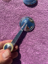 Load image into Gallery viewer, 1949 Chevrolet Fleetline Styleline NORS Window Crank Handles IVORY Knob (STRESS CRACKS) (repl. OEM #4564255)