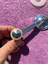 Load image into Gallery viewer, 1949 Chevrolet Fleetline Styleline NORS Window Crank Handles IVORY Knob (STRESS CRACKS) (repl. OEM #4564255)