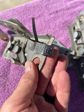 Load image into Gallery viewer, 1955-1959 Chevrolet GMC Pickup Truck Suburban NOS Door Lock Latch Pair #3736703 / 3736704