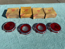 Load image into Gallery viewer, 1962 Chevrolet Corvair 500 700 Monza NORS Tail Light Backup Lens Set (4) OEM #5953272 / 5953232