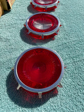 Load image into Gallery viewer, 1962 Chevrolet Corvair 500 700 Monza NORS Tail Light Backup Lens Set (4) OEM #5953272 / 5953232