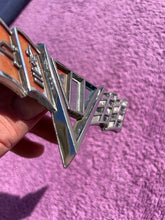 Load image into Gallery viewer, 1964-1967 Chevrolet Chevelle V8 327ci 396 NICE USED Front Fender "V" Flag Emblem #3840318