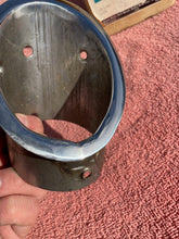 Load image into Gallery viewer, 1963 Chevrolet Corvette C2 Sting Ray NOS LH Rear Exhaust Tip Bezel Trim #3826941