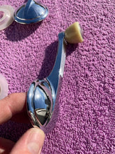 Load image into Gallery viewer, 1949 Chevrolet Fleetline Styleline NORS Window Crank Handles IVORY Knob (STRESS CRACKS) (repl. OEM #4564255)