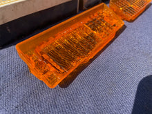 Load image into Gallery viewer, 1968 Chevrolet Bel Air Biscayne Impala Caprice NOS Amber Park Light Lens Pair #5960367 / 5960368
