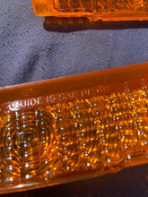 Load image into Gallery viewer, 1968 Chevrolet Bel Air Biscayne Impala Caprice NOS Amber Park Light Lens Pair #5960367 / 5960368