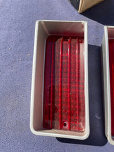 Load image into Gallery viewer, 1970 Chevrolet Bel-Air / Biscayne NOS Tail Light + Backup Lamp Lens Set #5964231 / 5964232 / 5964243 / 5964244