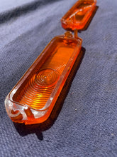 Load image into Gallery viewer, 1963 Chevrolet Impala Biscayne Bel Air SS NICE USED Park Light Lamp Lens Pair
