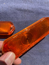 Load image into Gallery viewer, 1963 Chevrolet Impala Biscayne Bel Air SS NICE USED Park Light Lamp Lens Pair