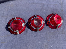 Load image into Gallery viewer, 1962 Chevrolet Impala SS Super Sport NORS Tail Light Backup Lamp Lens Set