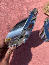 Load image into Gallery viewer, 1966 1967 Chevrolet Corvette C2 Sting Ray NOS Rear Exhaust Tips Bezel Trim Pair #3892225 / 3892226