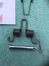 Load image into Gallery viewer, 1946-1948 Chevrolet Car NEW Accessory Trunk Guard Fold Down Spring Rebuild Kit