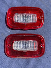 Load image into Gallery viewer, 1971 -  1973 Chevrolet Vega Coupe NOS GUIDE Backup Light Lamp Lens Pair #5966018
