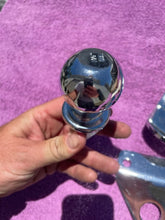 Load image into Gallery viewer, 1965 1966 1967 Chevrolet Corvair NOS Accessory Chrome 1-7/8" Trailer Tow Hitch #986244