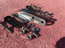 Load image into Gallery viewer, 1955-57 Chevrolet 150 210 Bel Air NEW Outside Visor Center Bracket Hardware Kit