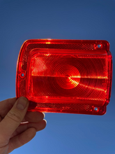 Load image into Gallery viewer, 1965 Chevrolet Chevelle 300 Deluxe 6 V8 396 327 NOS Tail Light Lamp Lens Pair #5956717 / 5956718
