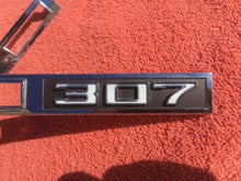 Load image into Gallery viewer, 1969 Chevrolet Chevelle Malibu 307 NOS Front Fender Side Marker Emblem Trim Pair #3945291 / 3945252