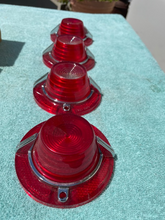 Load image into Gallery viewer, 1962 Chevrolet Biscayne Bel Air NORS Complete Set of Back Up and Tail Lamp Lenses w/ Trim