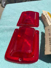 Load image into Gallery viewer, 1965 Chevrolet Chevelle 300 Deluxe 6 V8 396 327 NOS Tail Light Lamp Lens Pair #5956717 / 5956718