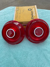 Load image into Gallery viewer, 1966-1969 Chevrolet Corvair 500 Corsa Monza Yenko NOS Tail Light Lens Pair #5958761