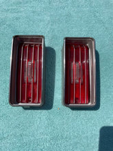 Load image into Gallery viewer, 1970 Chevrolet CAPRICE ONLY NOS **DRIVER QUALITY** Tail Light (w/ Backup) Lamp Lens Pair #5964223 / 5964224