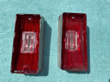 Load image into Gallery viewer, 1970 Chevrolet CAPRICE ONLY NOS **DRIVER QUALITY** Tail Light (w/ Backup) Lamp Lens Pair #5964223 / 5964224