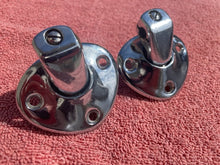 Load image into Gallery viewer, 1964 Chevrolet (exc. Convertible) MINT USED Sun Visor Bracket Pair #4444155 / 5718796