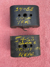 Load image into Gallery viewer, 1955-1970 Chevrolet Pickup Truck NORS Rear Motor Mounts (OEM #3743771 / 3723646 / 3705444)