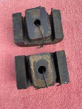 Load image into Gallery viewer, 1955-1970 Chevrolet Pickup Truck NORS Rear Motor Mounts (OEM #3743771 / 3723646 / 3705444)