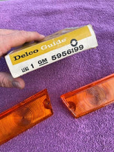 Load image into Gallery viewer, 1965 - 1969 Chevrolet Corvair Corsa Monza NOS Park Light Turn Signal Lens Pair #5956199 / 5956200