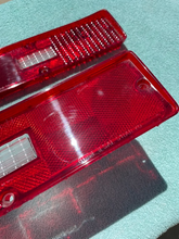 Load image into Gallery viewer, 1970 1971 Chevrolet Nova SS NOS Tail Light Lamp Lens Pair #5964171 / 5964172