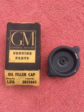 Load image into Gallery viewer, 1953-55 / 1965-67 / 1969-74 Chevrolet Corvette NOS GM Oil Filler Cap V8 350 396 427 #3835665